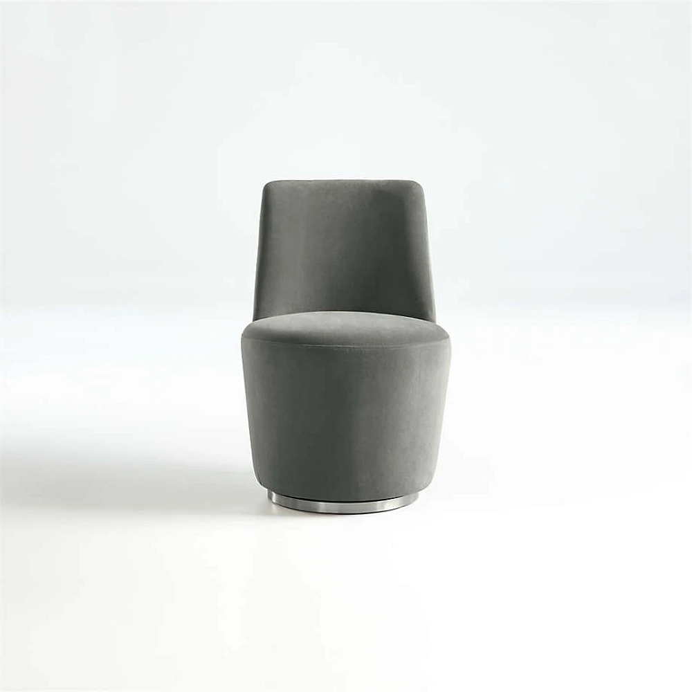 Crate and barrel swivel dining deals chair