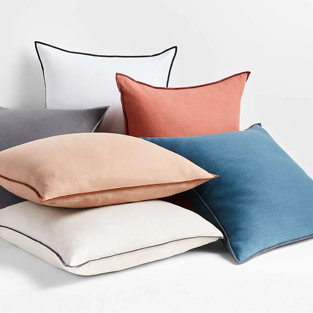 Cotton throw pillows hotsell