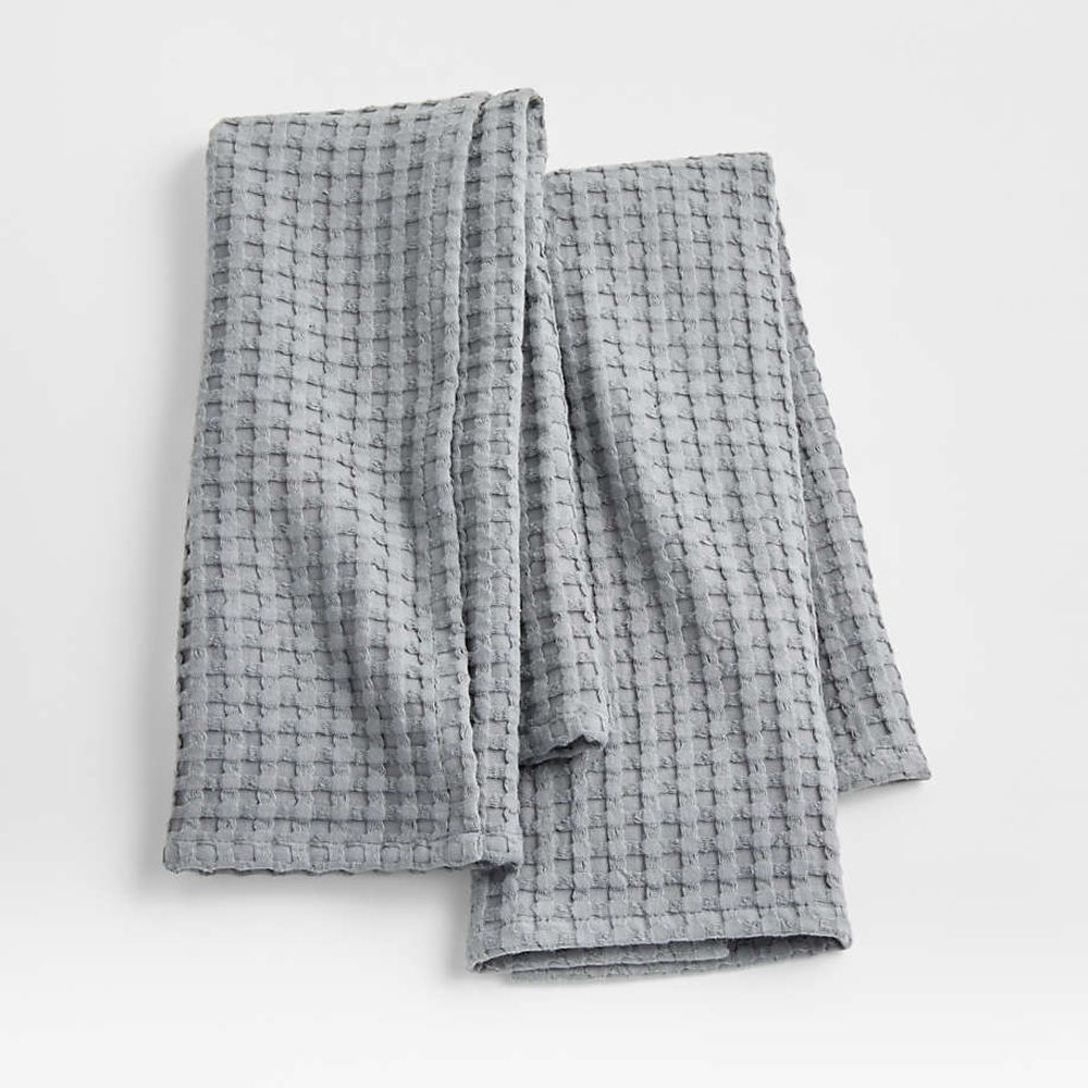 Crate and barrel hotsell waffle towels