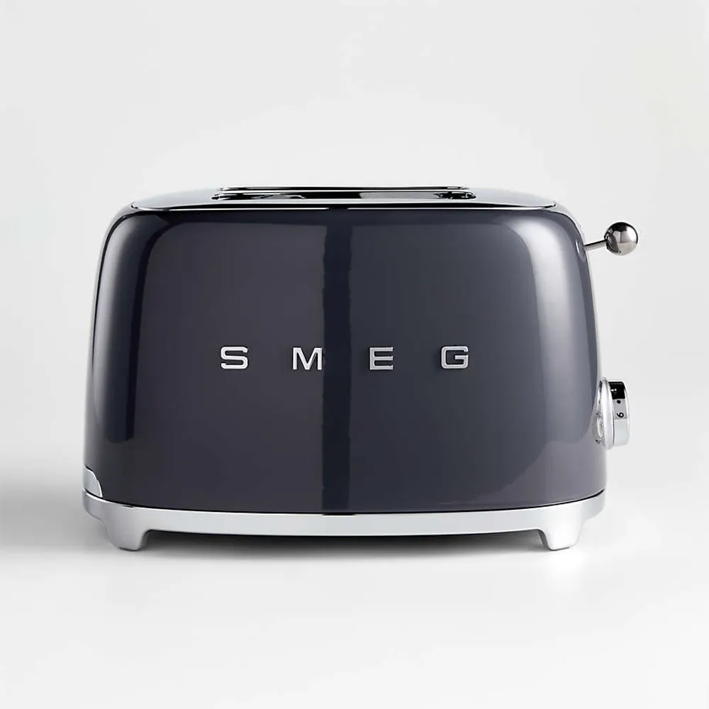 Crate&Barrel Smeg Slate Grey 2Slice Toaster Southcentre Mall
