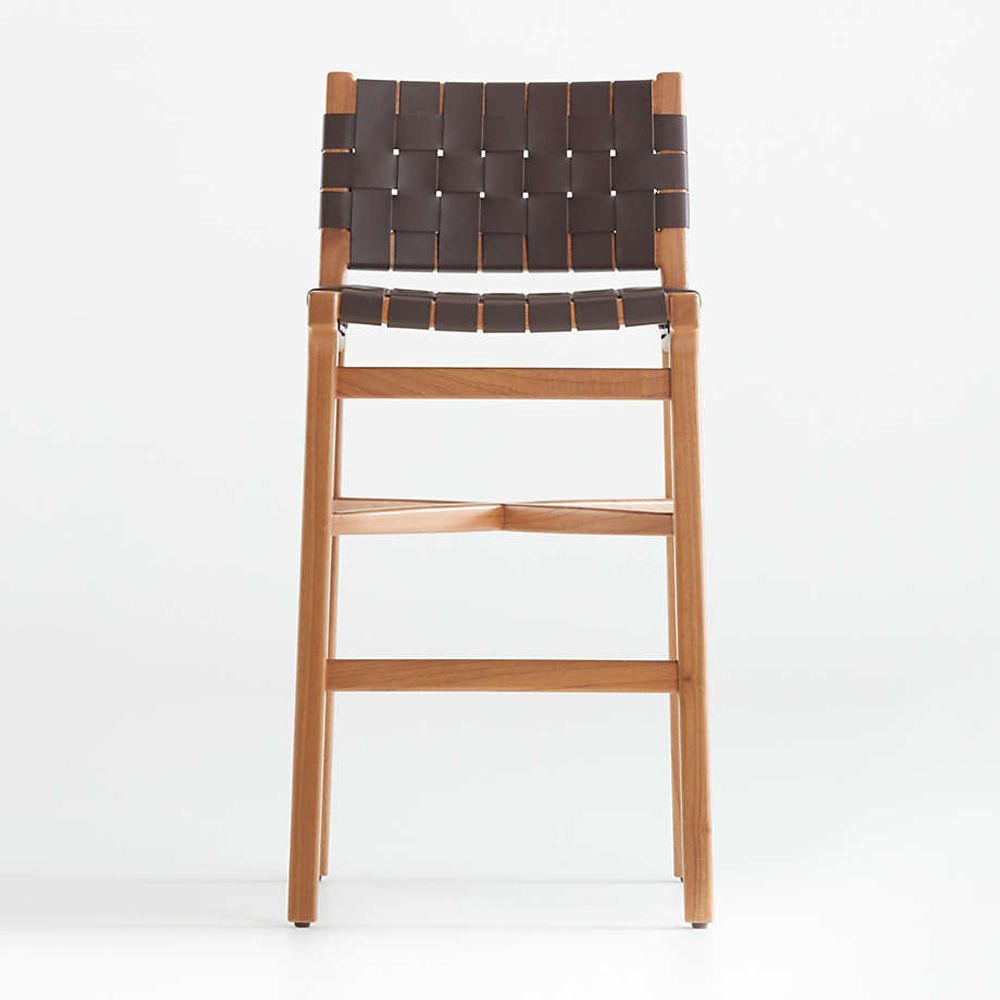 Leather strap sale stool