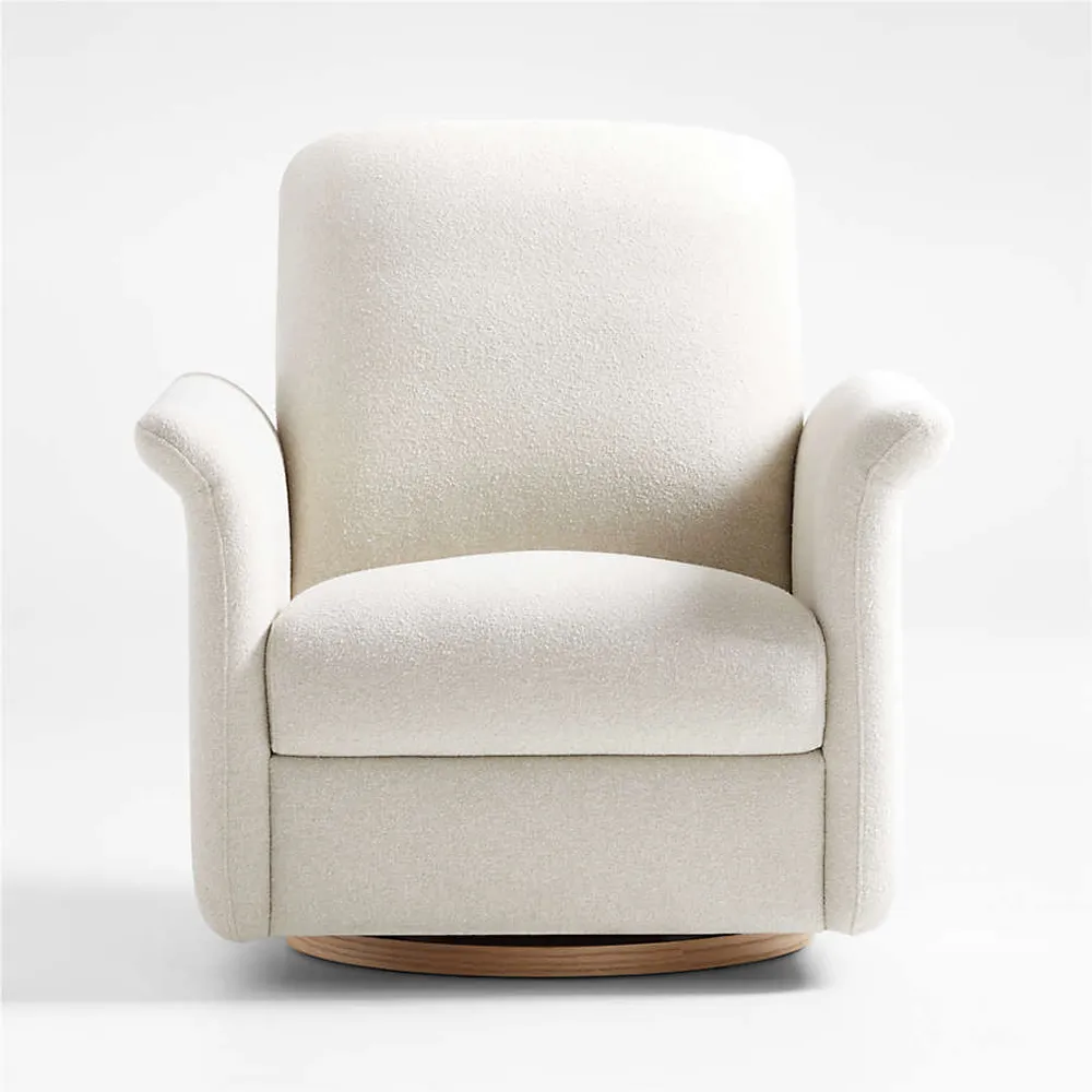 Crate and barrel notch sales swivel chair