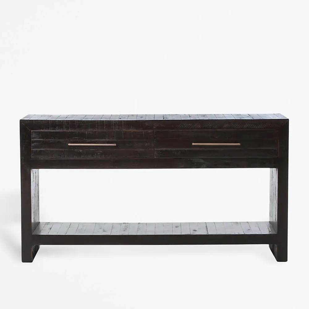 Crate console table hot sale