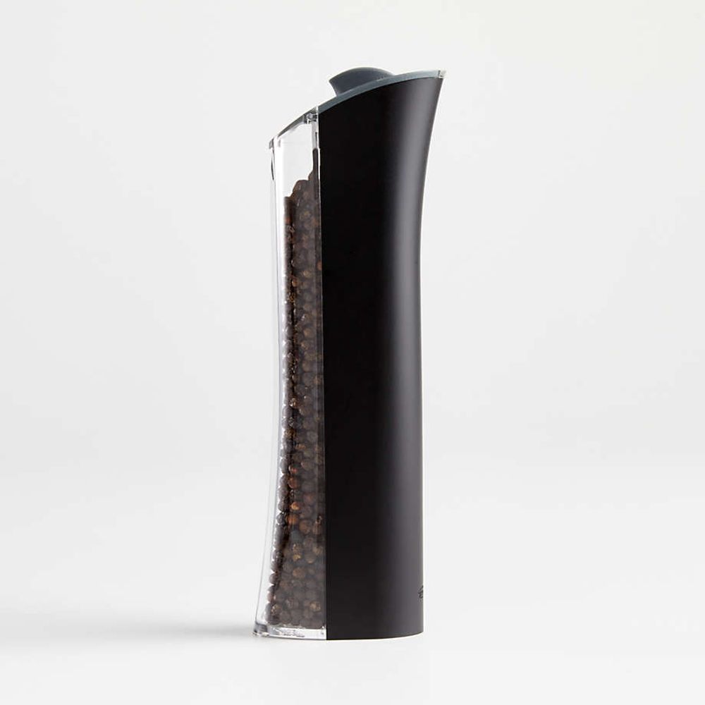 Crate Barrel Trudeau Graviti Matte Black Pepper Mill The Shops