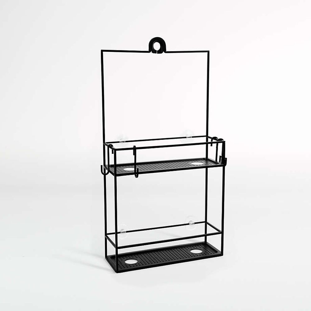 Shower caddy best sale over screen