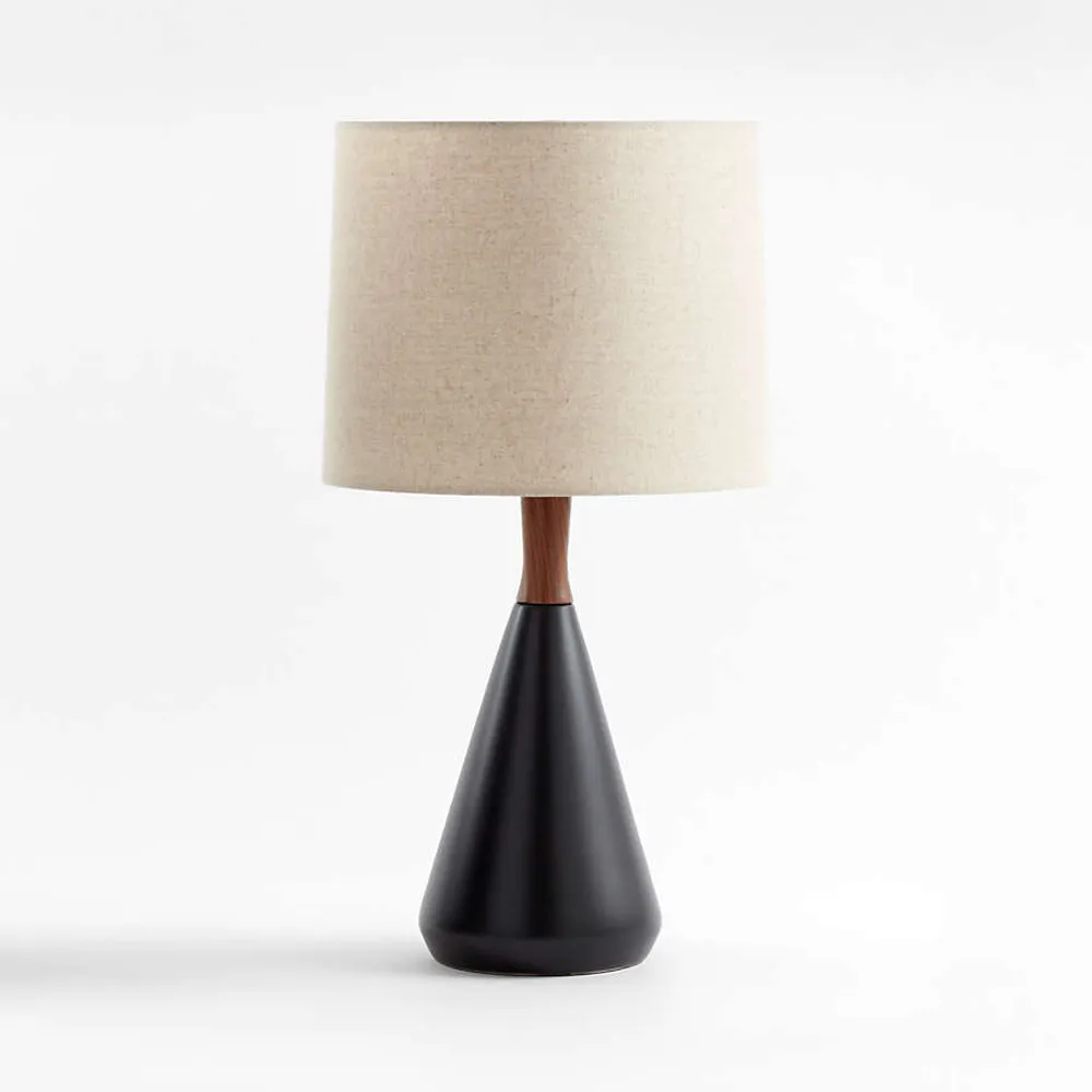 Large black sale table lamp
