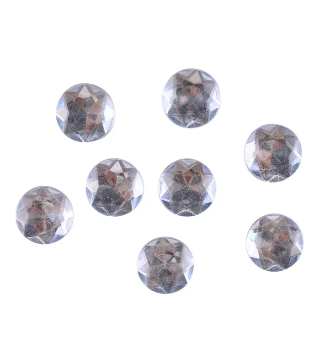 Joann Fabrics Hildie jo 12 pk 16mm Round Crystal Rhinestones
