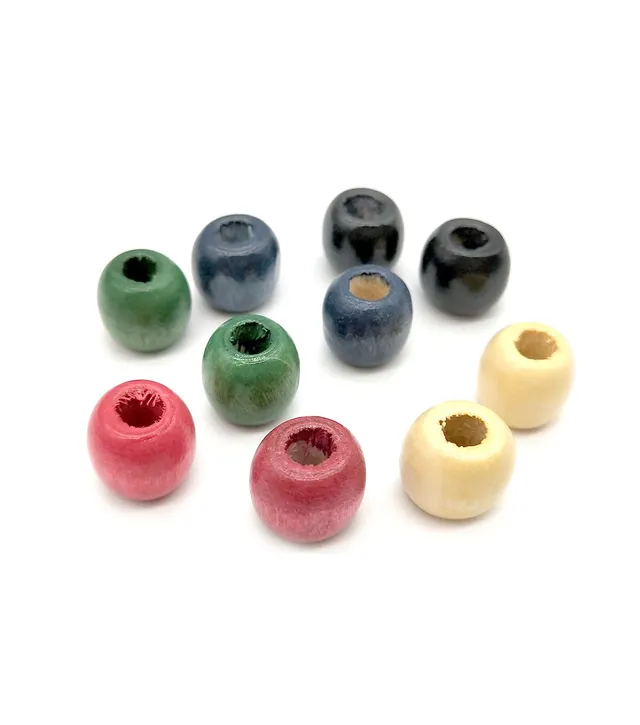 Joann Fabrics Hildie jo 105 pk 11mm Wooden Pony Beads Pueblo Mall