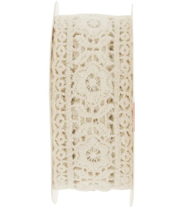 Joann Fabrics Wrights Open Passage Venice Lace Trim White Pueblo
