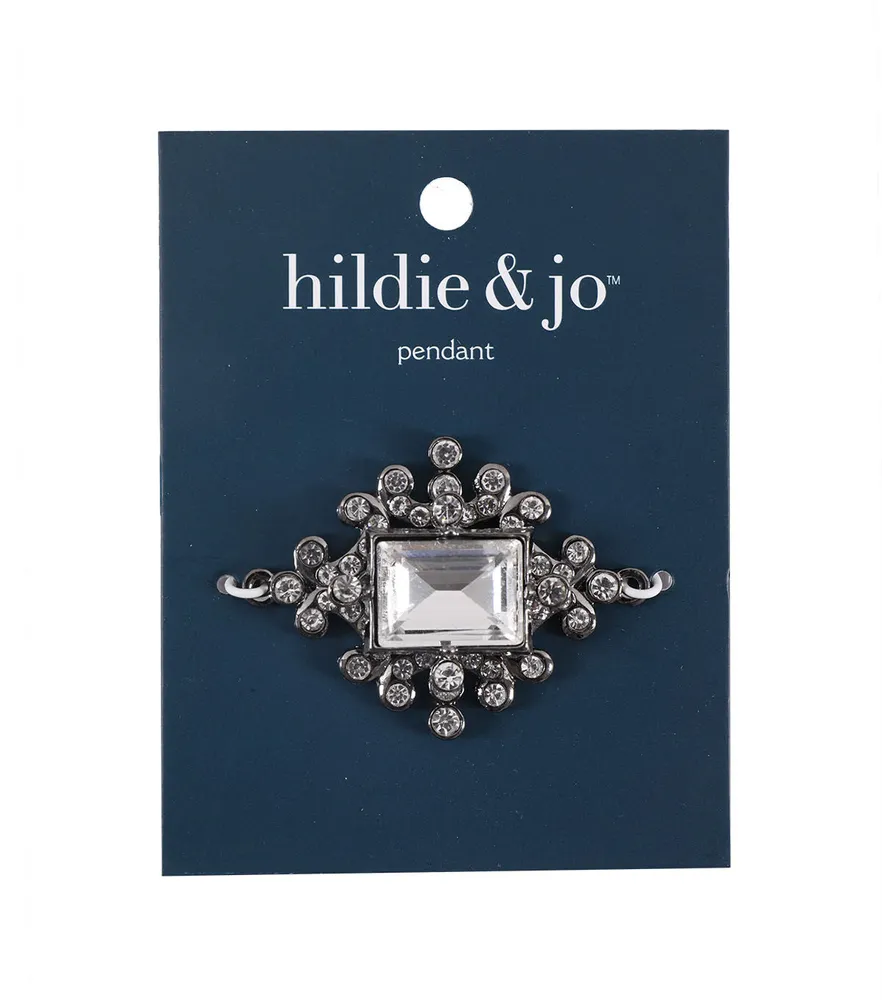 Joann Fabrics Hildie jo Fashion Focal Emerald Cut Pendant
