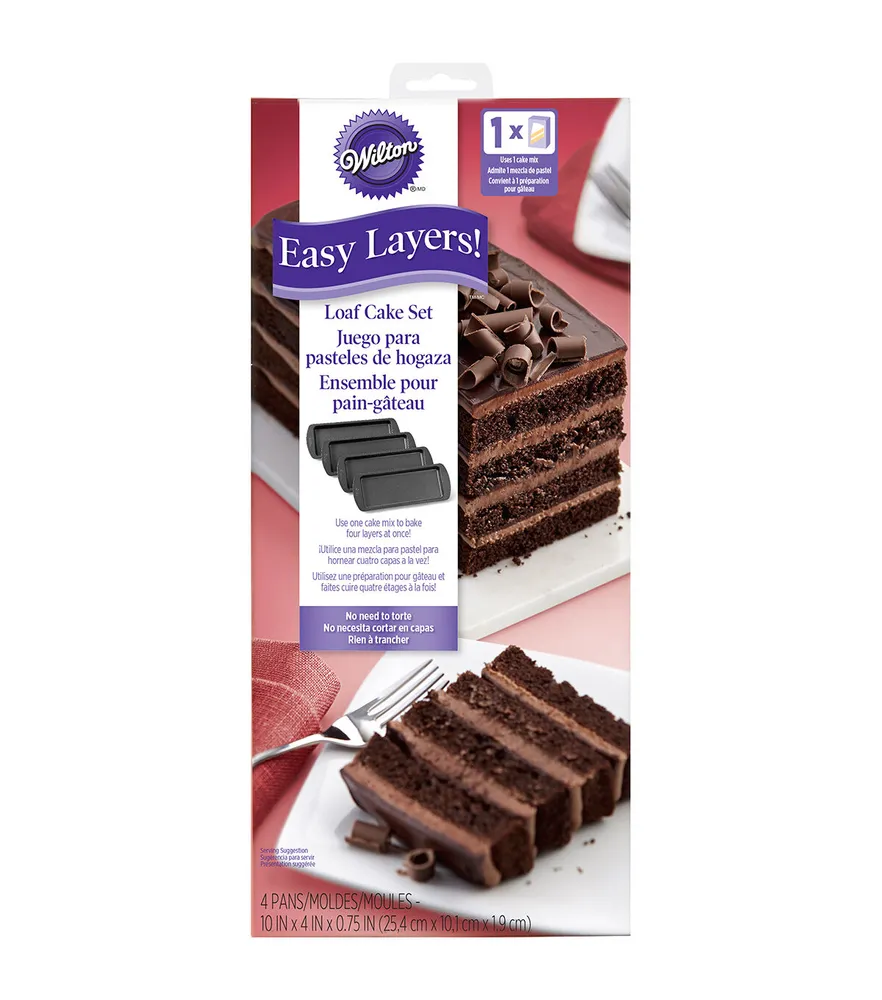 Joann Fabrics Wilton 4pc Easy Layers Loaf Pan Set Pueblo Mall