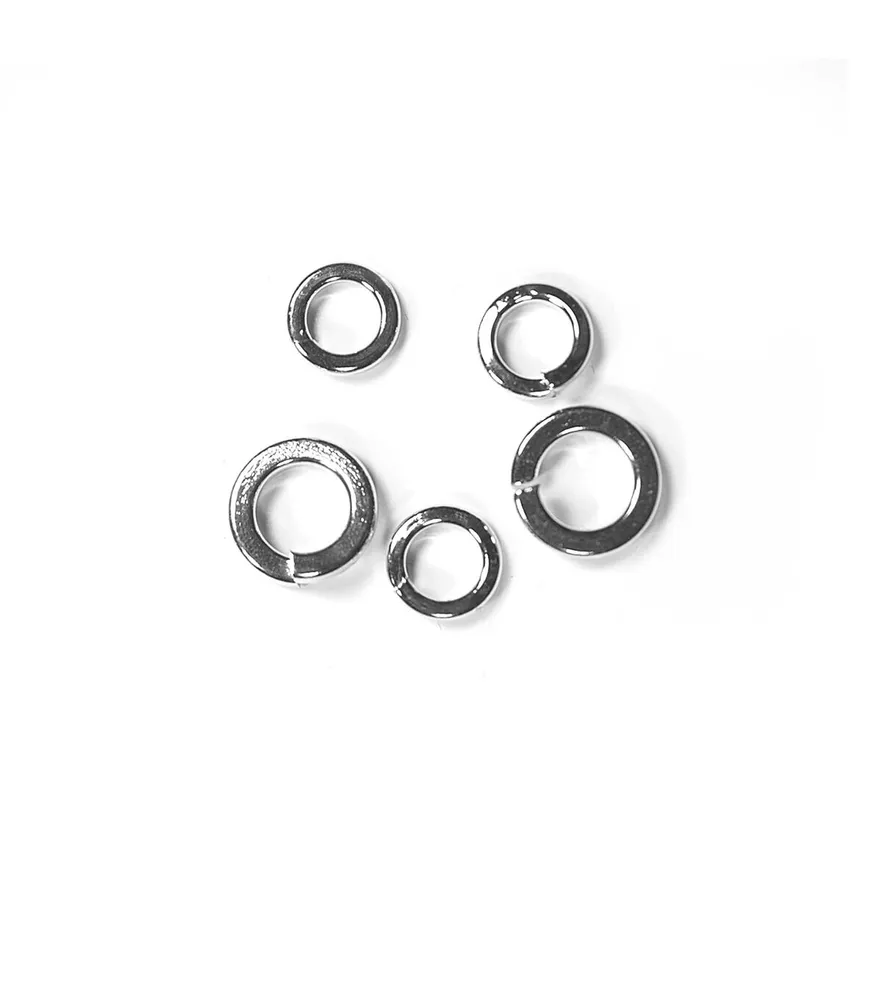 Joann Fabrics Hildie jo 60 pk Metal Square Edge Jump Rings
