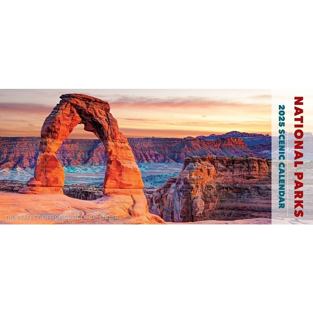 Willow Creek Press National Parks Panoramic 2025 Wall Calendar