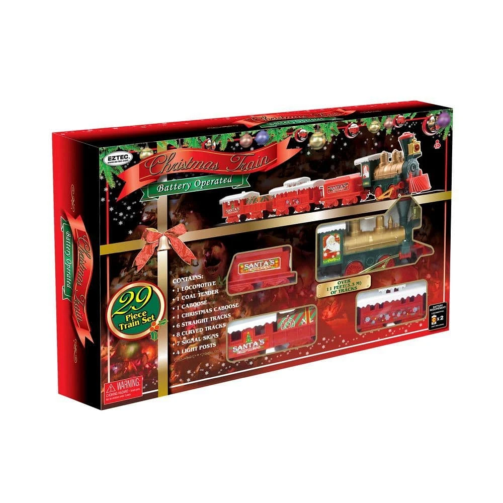 Scientific Toys Santas Express 29 Piece Christmas Train Set | Hamilton ...