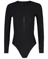 Sweaty Betty Tidal Xtra Life Long Sleeve Swimsuit | King's Cross