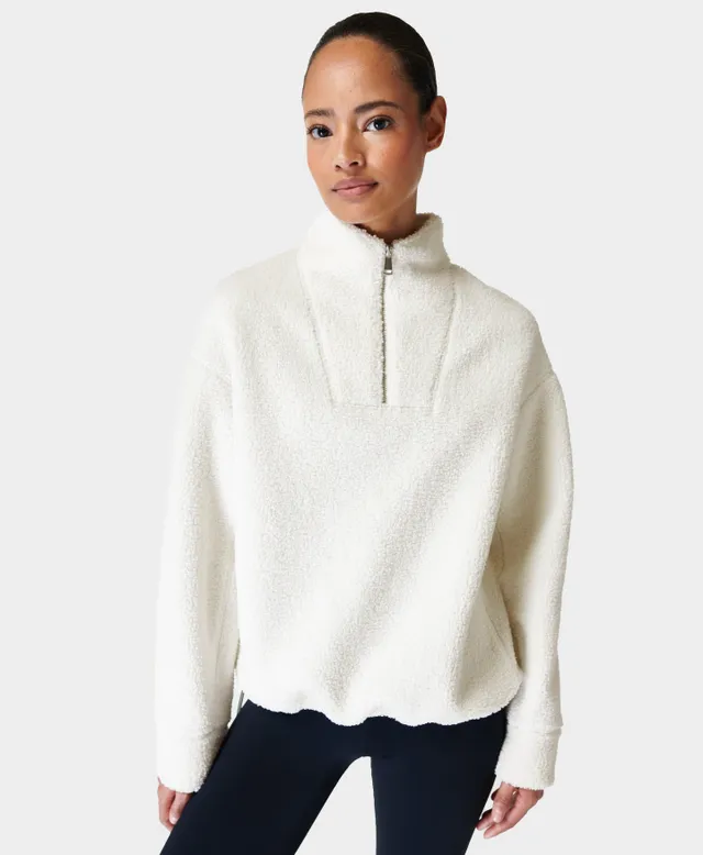 Sweaty betty best sale sherpa half zip