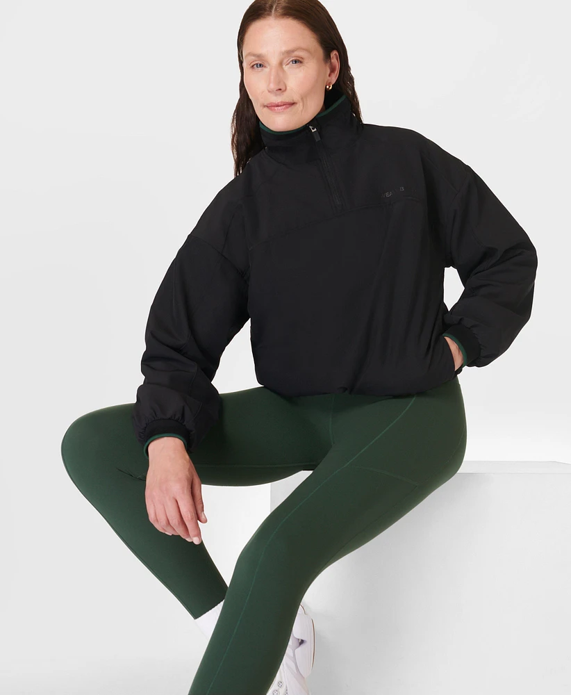 Sweaty Betty Warm Up Performance Fleece Lined Half Zip