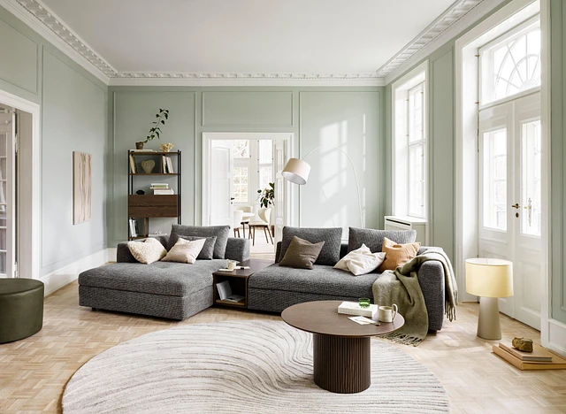 BoConcept Bergamo 3-seater lounge sofa with storage at MarketFair