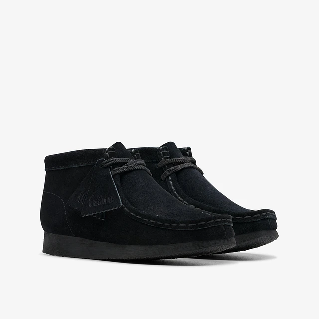 Clarks Wallabee Boot 55512 (Black Leather) | MainPlace Mall
