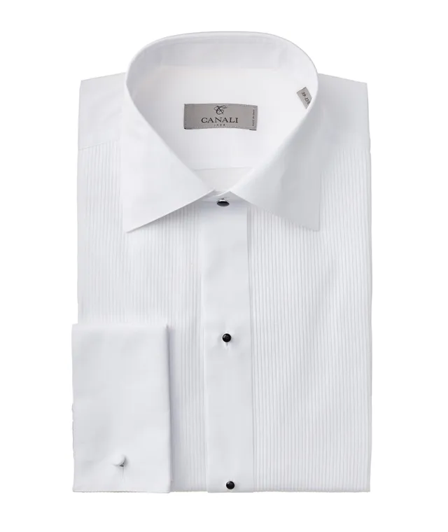 Eton Contemporary-Fit Diamond Weave Tuxedo Shirt | Square One