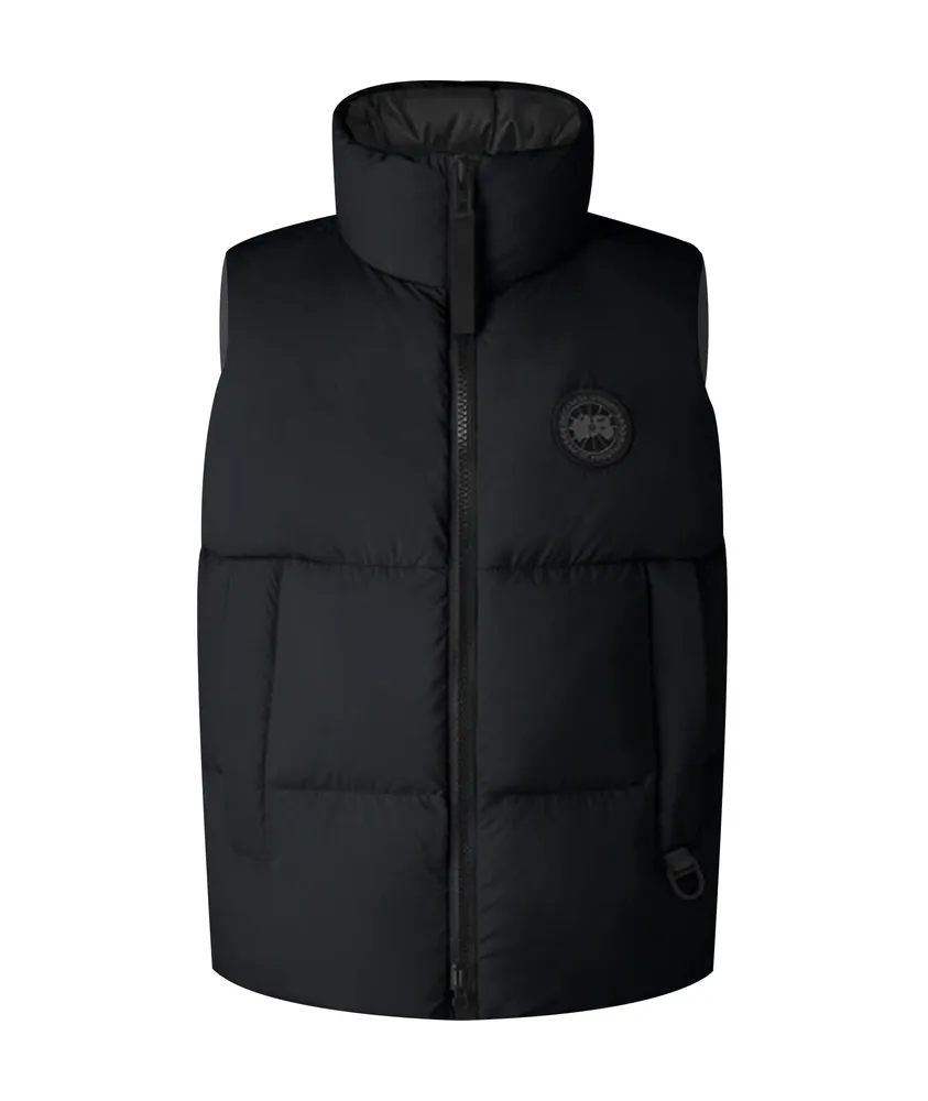 Canada goose vest black on sale label