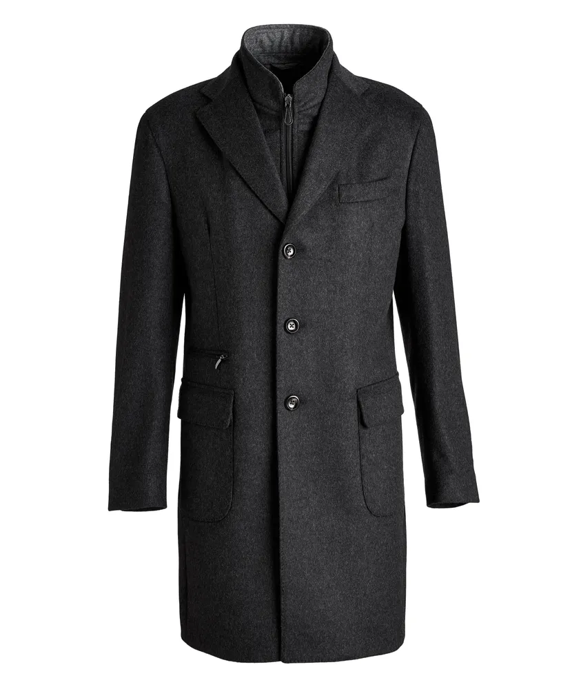 Harold Wool-Cashmere Overcoat With Inset | Yorkdale Mall