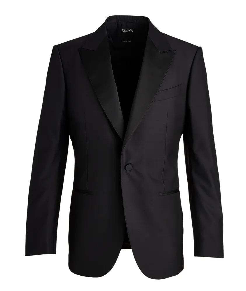 Zegna Solid Trofeo™600 Wool-Silk Tuxedo | Square One