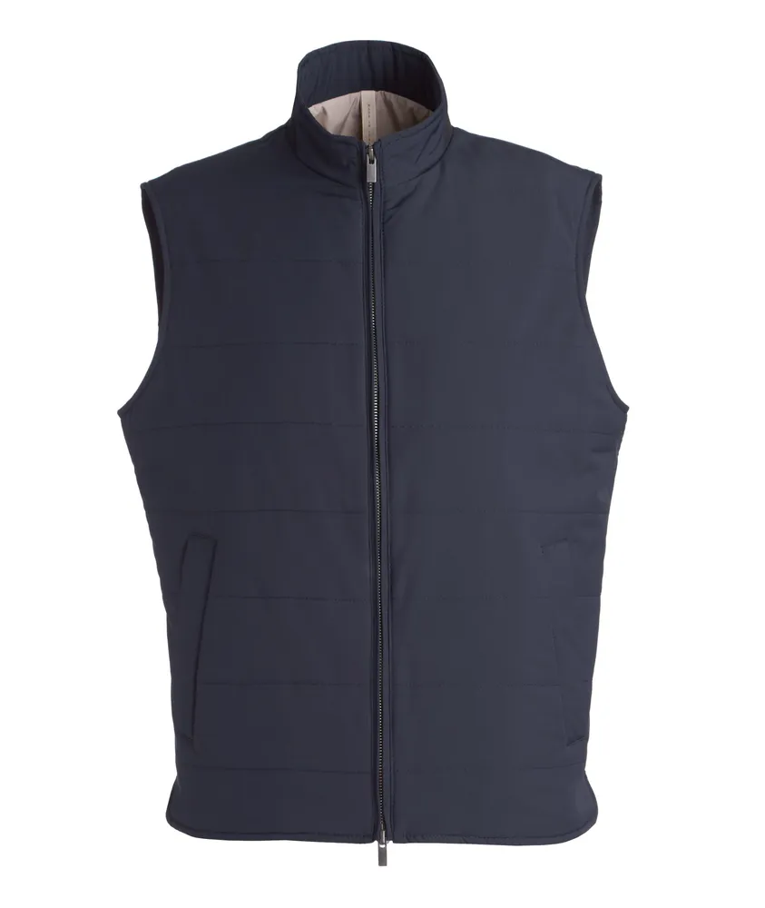 Harold Mariano Light Frame Rain System Quilted Vest | Square One