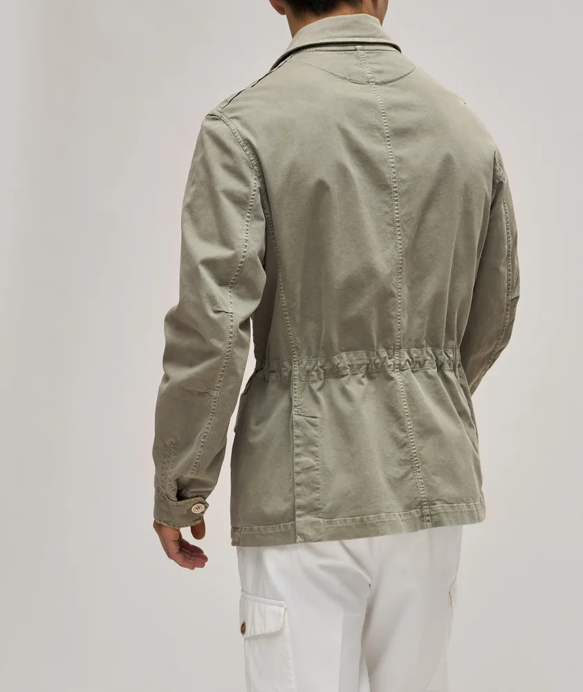 Brunello Cucinelli Cotton Gabardine Safari Jacket | Square One