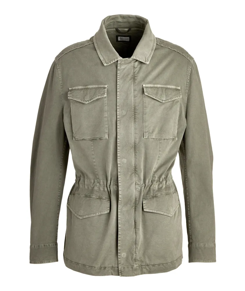 Cotton safari clearance jacket