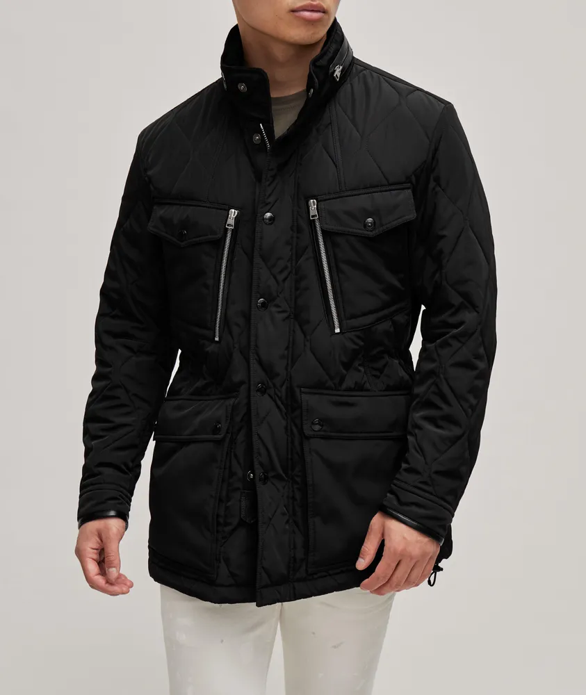 Diamond quilted store thermoregulated field jacket