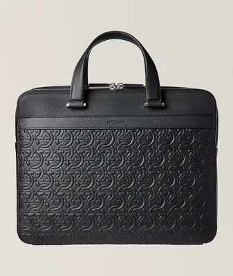 Berluti E'Mio Scritto Leather Briefcase | Square One