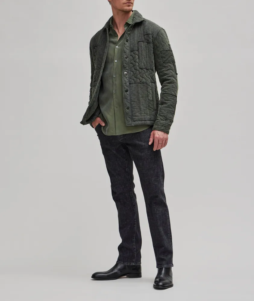 John varvatos clearance patchwork jacket