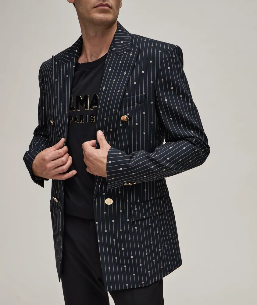 Pinstripe clearance sports jacket