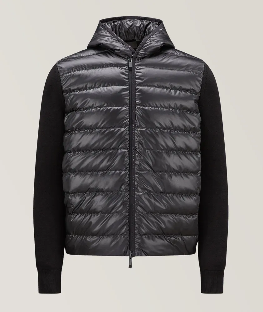 Moncler mixed media puffer 2025 vest jacket