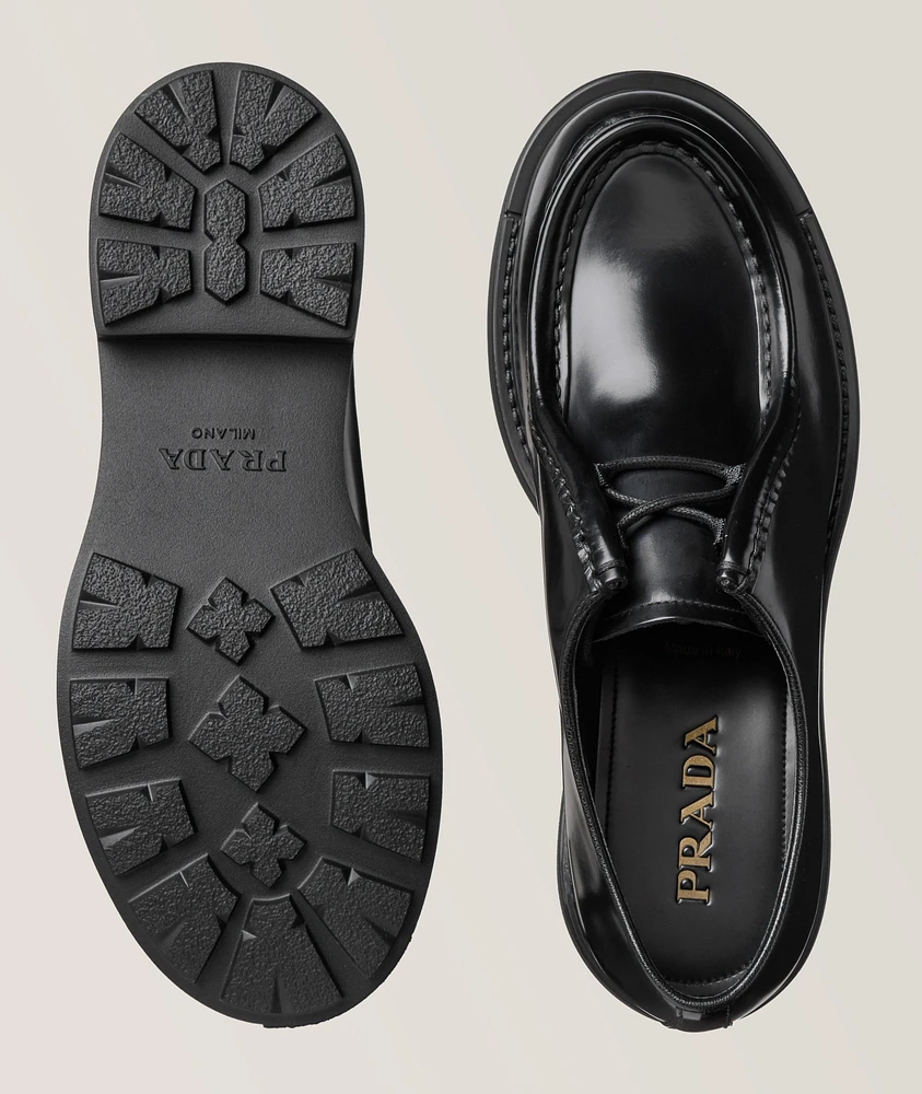 靴 prada diapason opaque shoes 39 Prada Diapason Opaque Derby Women's Leather Shoes Black EU