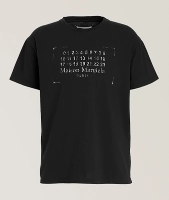 【関税＆送料込み】Mm6 Maison Margiela Printed Cotton T-Shi MM6 MAISON MARGIELA - Logo Print Cotton Jersey T-shirt MM6