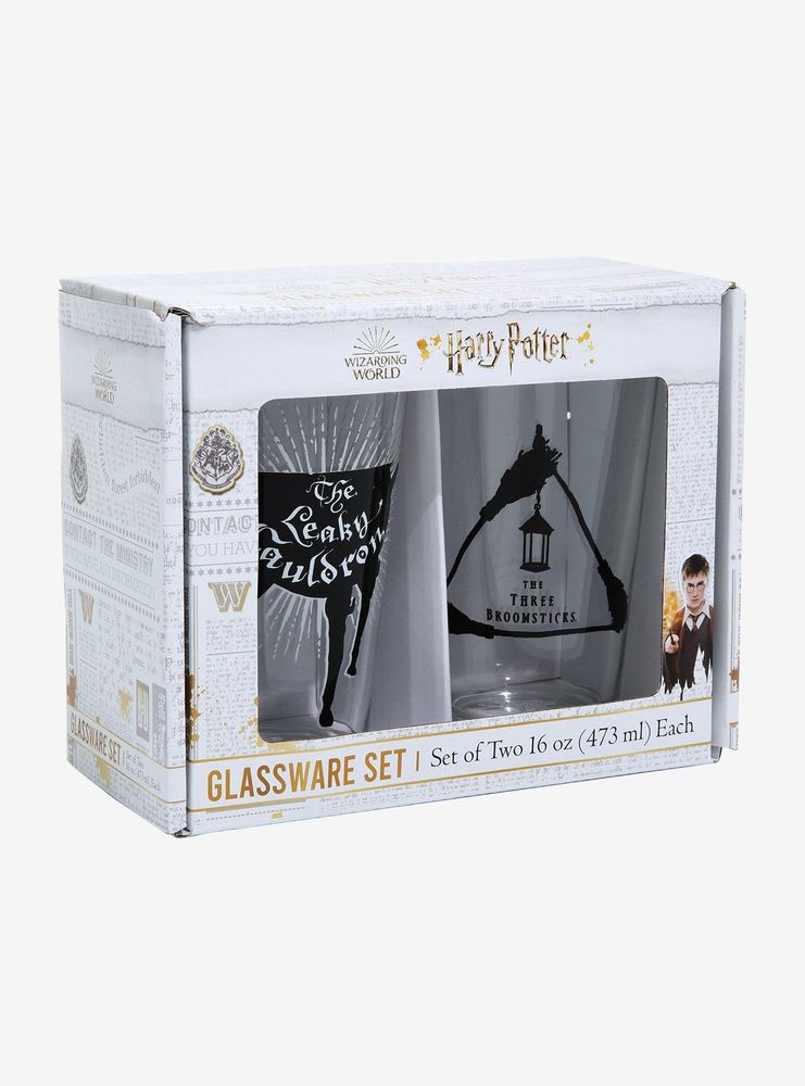 Boxlunch Harry Potter The Leaky Cauldron & The Three Broomsticks Pint ...