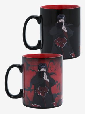 BoxLunch Naruto Shippuden Itachi & Kakashi Color Change Mug & Coaster ...