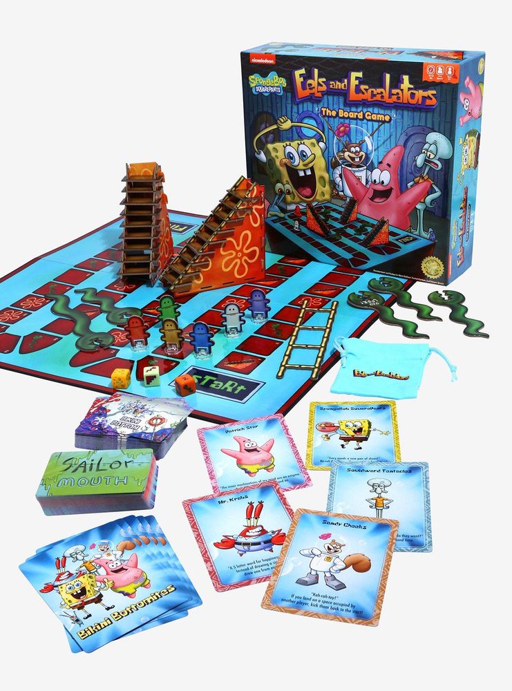 Boxlunch SpongeBob SquarePants Eels and Escalators The Board Game