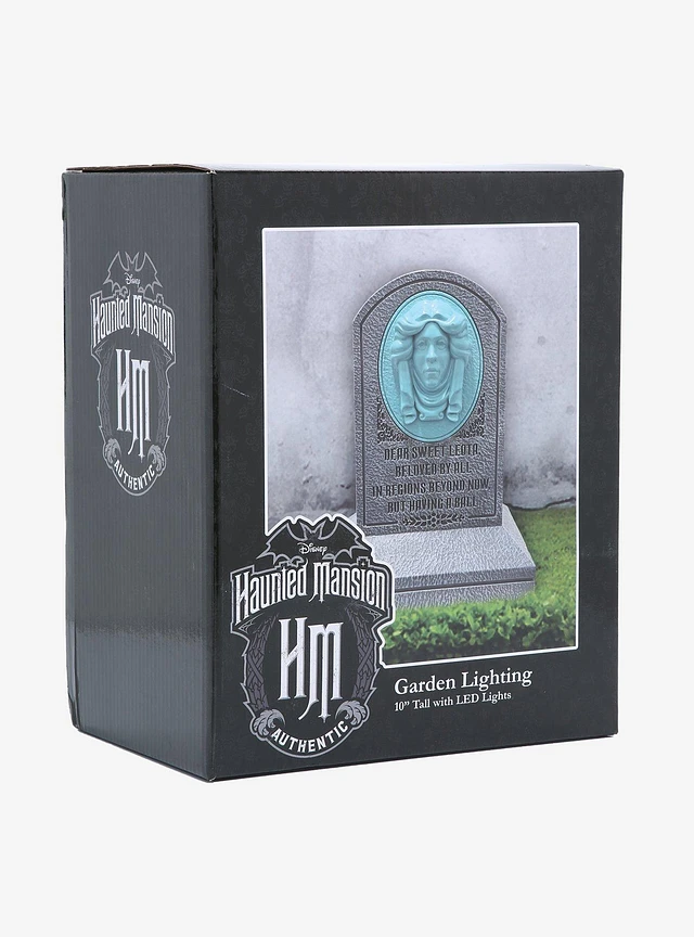 VHTF Disney The Haunted good Mansion Madame Leota Light up Talking Tombstone LED