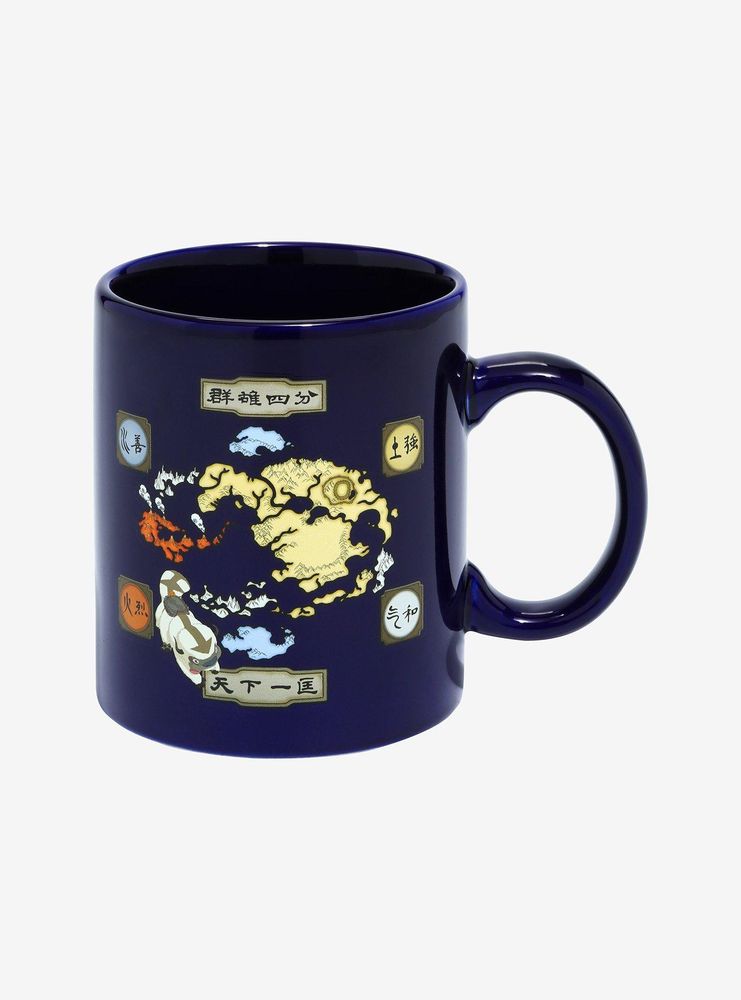 Boxlunch Avatar The Last Airbender Four Nations Map Mug Boxlunch Exclusive Mall Of America® 9457