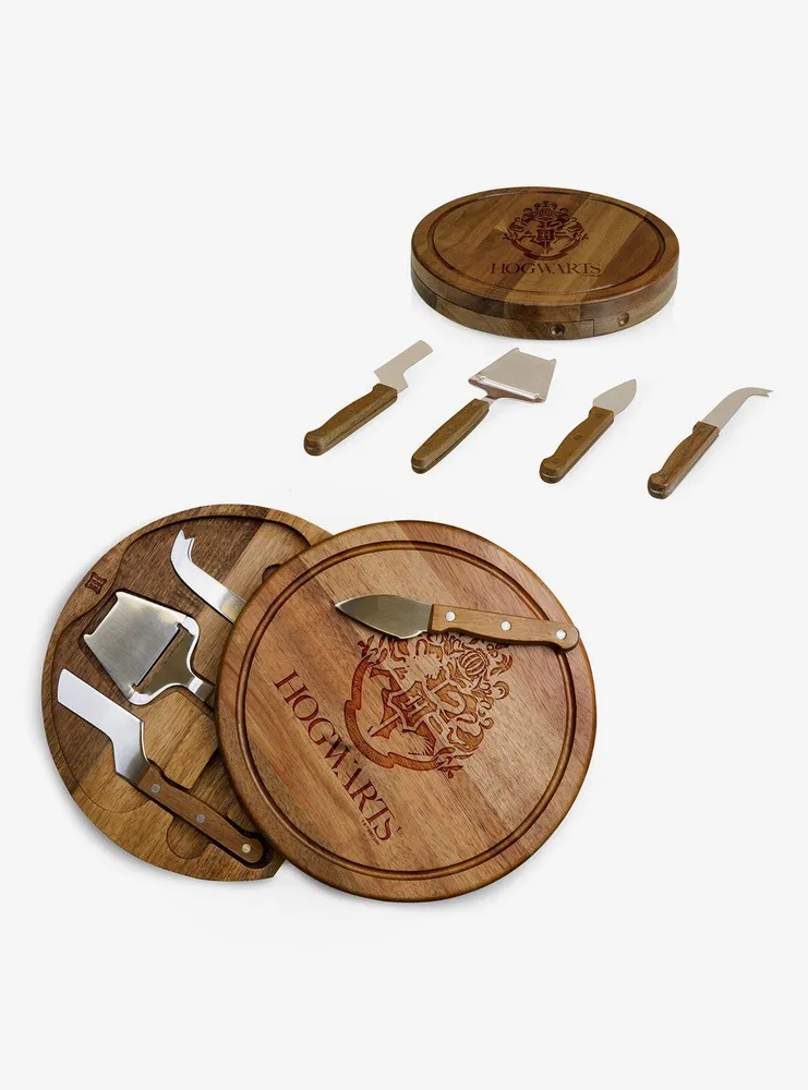 Boxlunch Harry Potter Hogwarts Acacia Cheese Board & Tools Set Mall