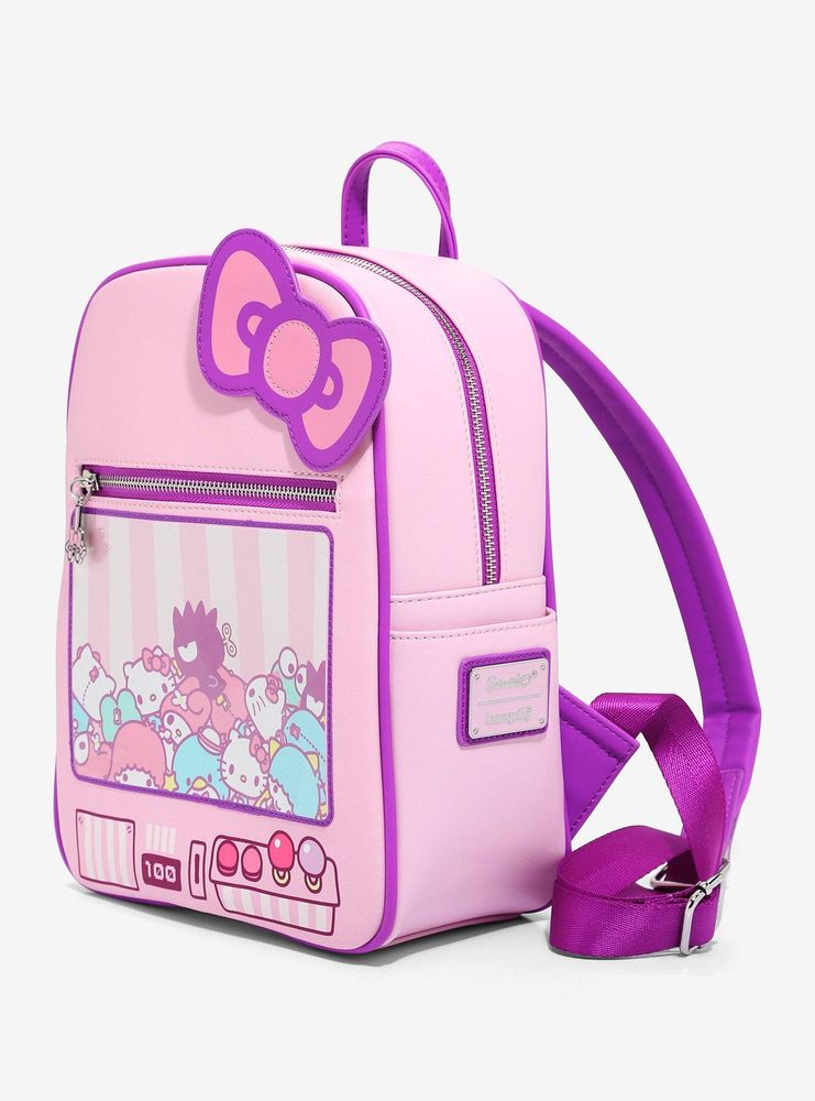 Boxlunch Loungefly Sanrio Hello Kitty And Friends Claw Machine Mini Backpack Boxlunch Exclusive 0481