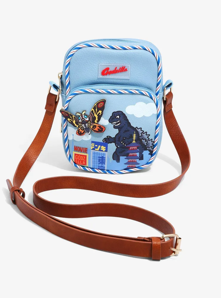 Boxlunch Godzilla Mothra & Godzilla Crossbody Bag BoxLunch Exclusive