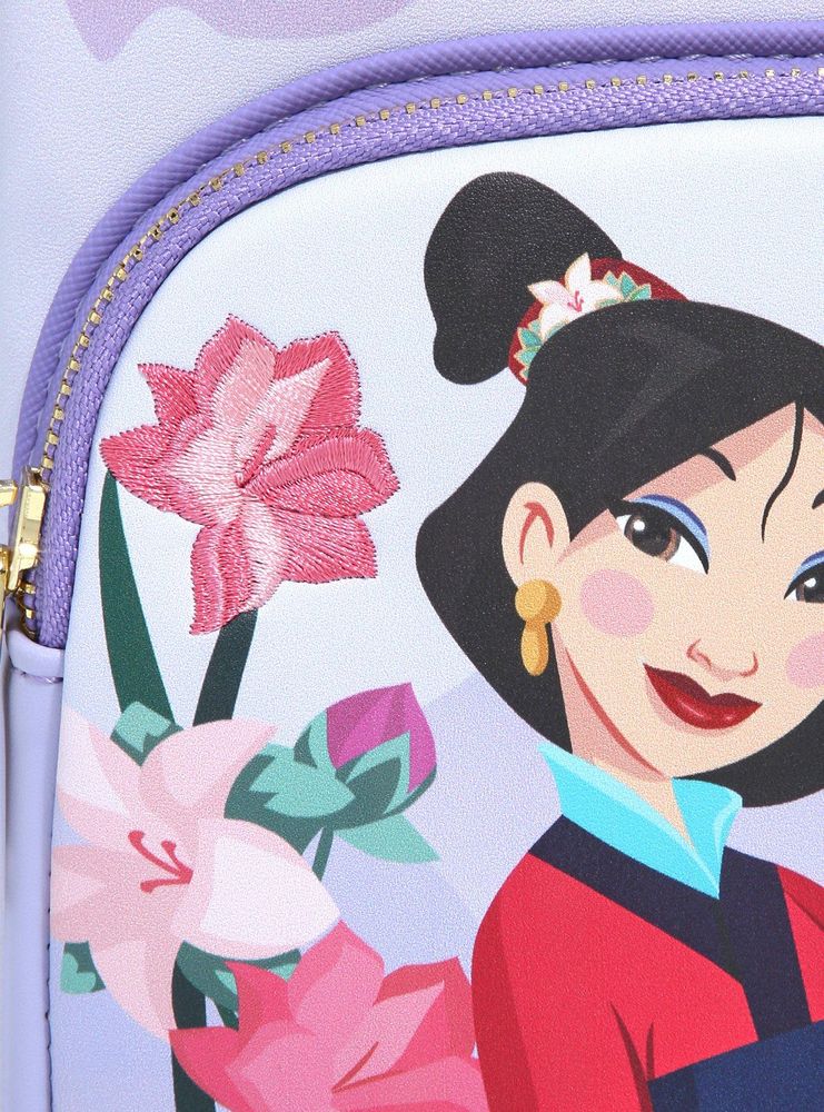 Loungefly Disney deals Mulan Magnolia flowers mini backpack