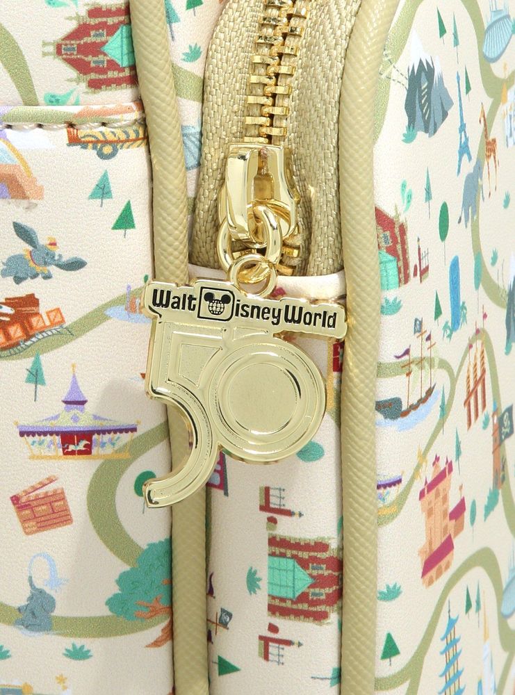 Boxlunch Loungefly Disney Walt Disney World 50th Anniversary Map