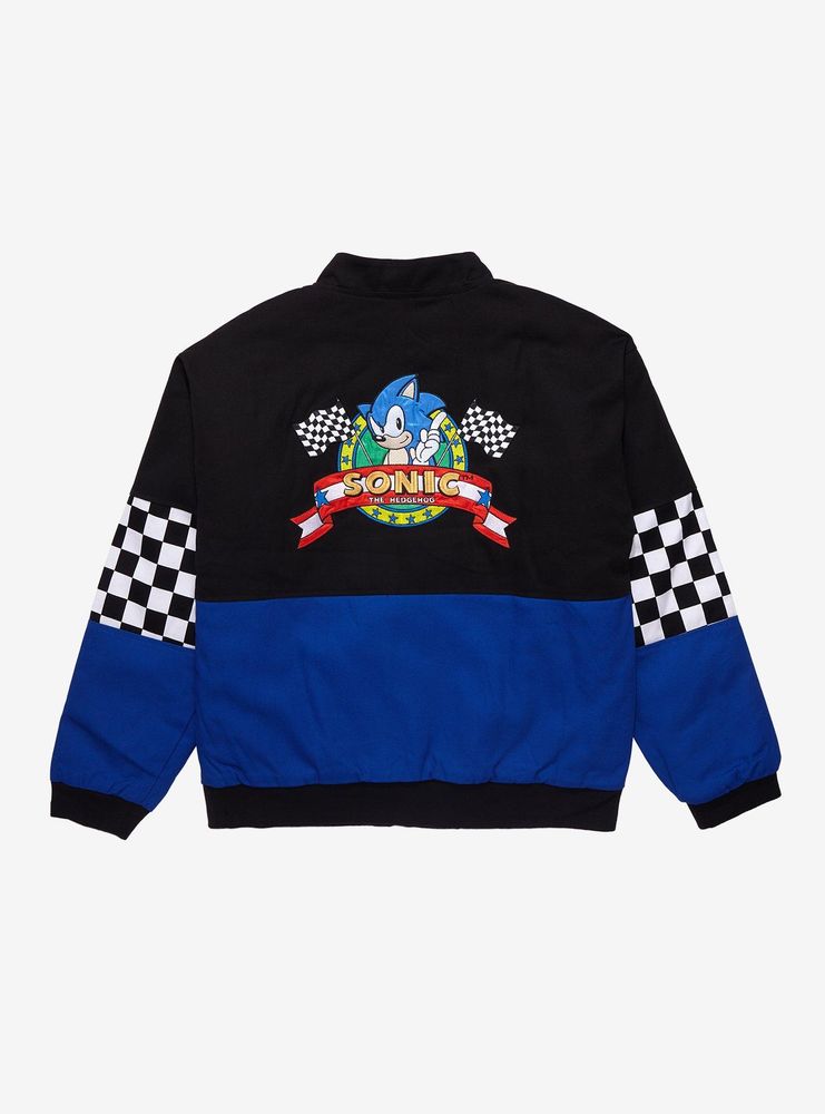Boxlunch Sonic the Hedgehog Checkered Racing Jacket - BoxLunch ...