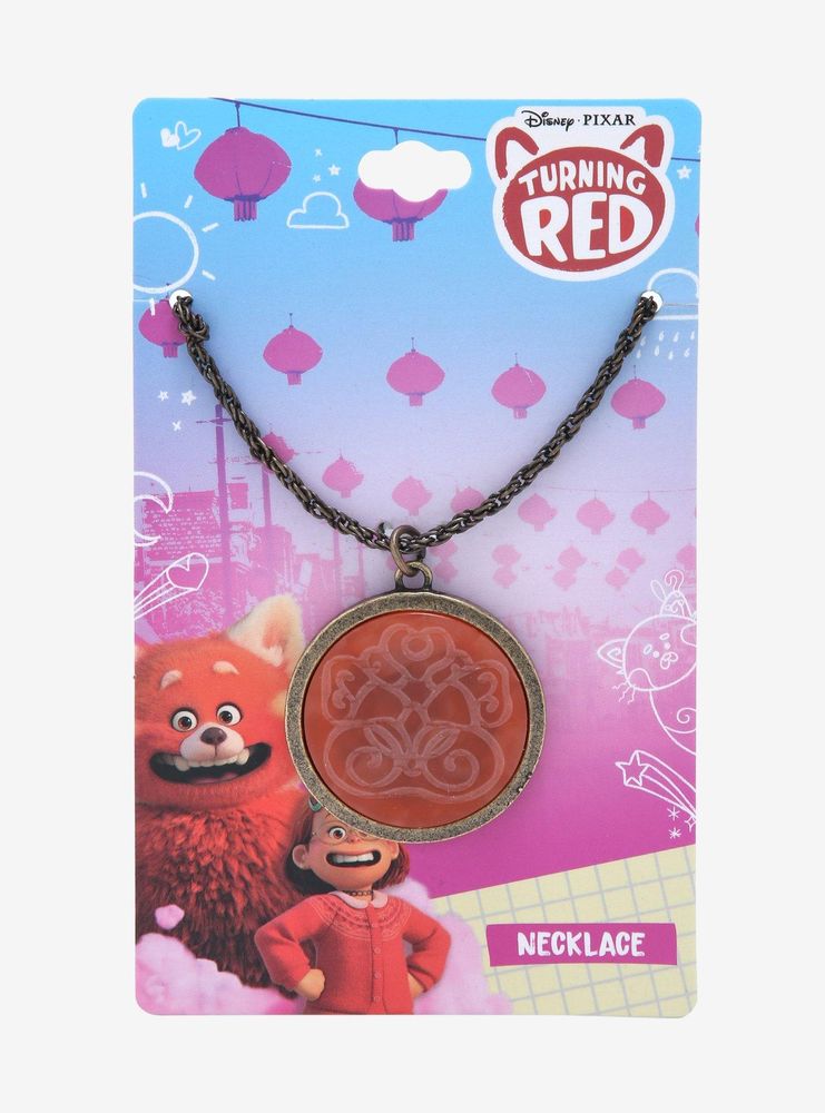 Boxlunch Disney Pixar Turning Red Ming's Red Panda Pendant Necklace