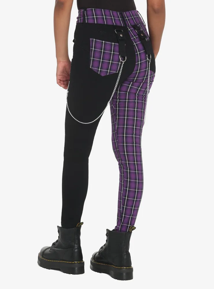 Tartan skinny jeans sales womens